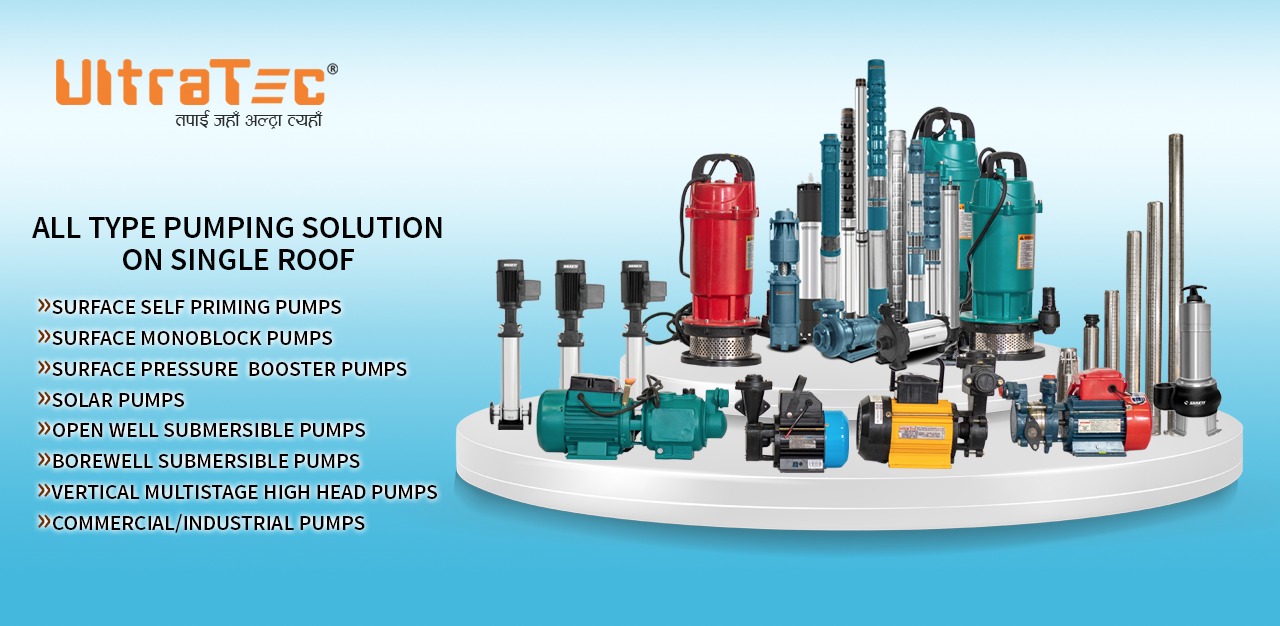 Water Pumping Solutions in Domestic, Agricultur & Industrial Sector
